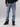 Flâneur Jeans Blauw Straight Fit Denim