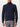 Mock Zip Wool Blue Melange