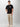 New Amsterdam T-Shirt Zwart Tropical Tee