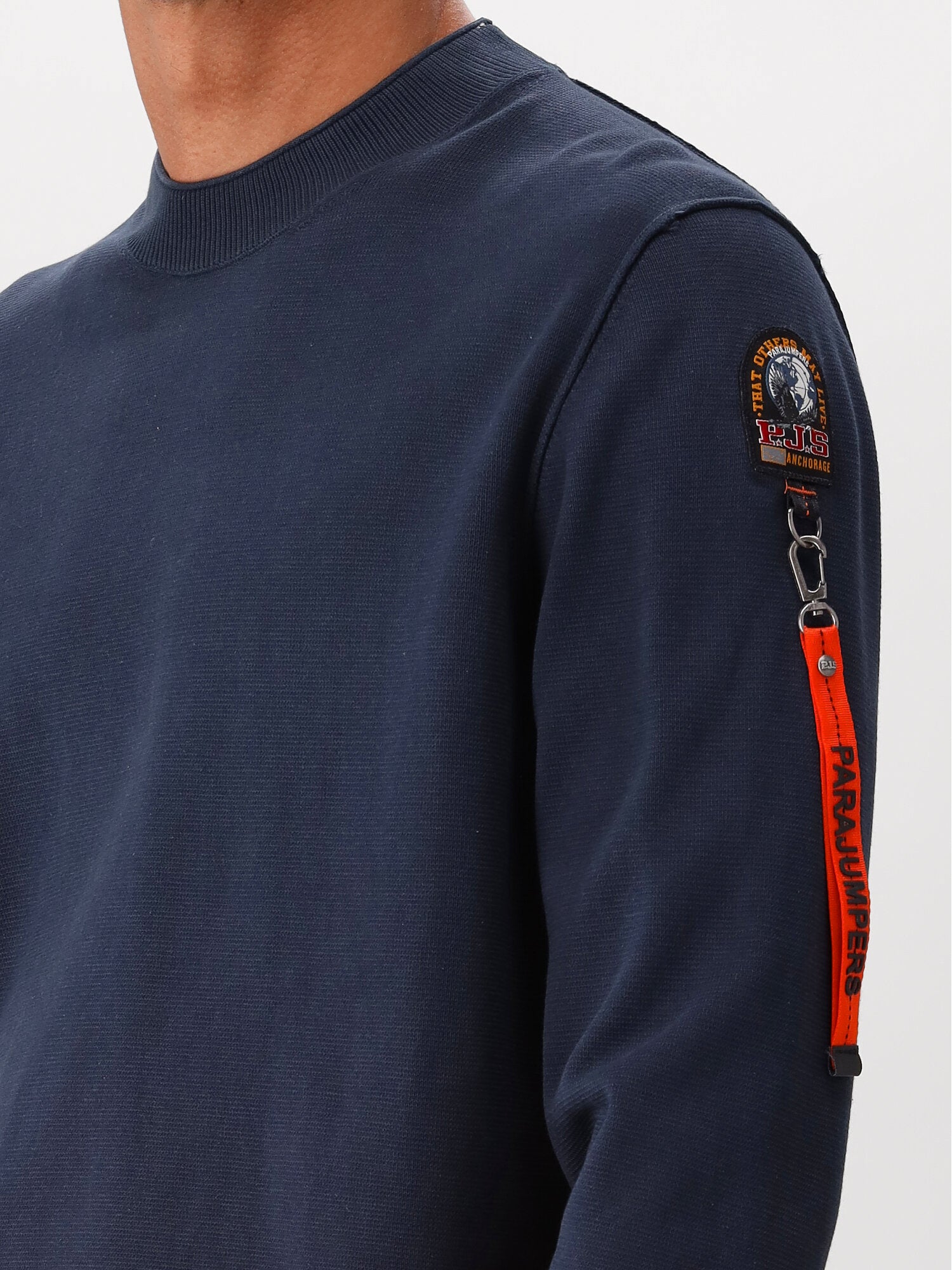 Parajumpers Gebreide Trui Blauw Bij Rico Moda